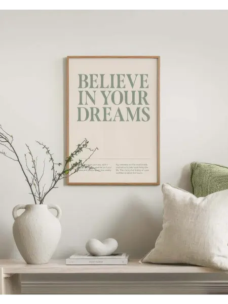 Onllyart Постер 40x60 верьте в свои мечты