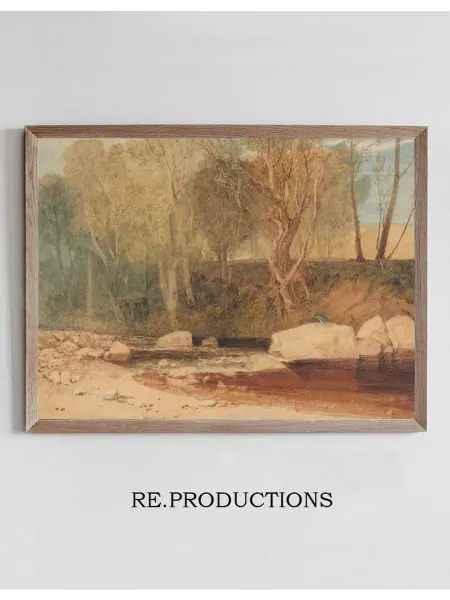Re.productions Постер On the Washburn - Joseph Mallord William Turner