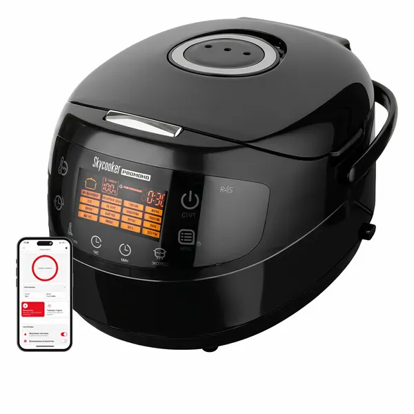 Мультиварка REDMOND RMC-M92S SkyCooker, 3D-нагрев, управление со смартфона, черная