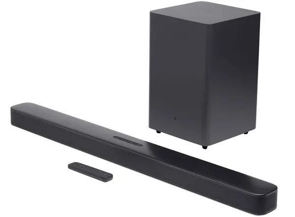 Саундбар JBL Bar 2.1 Deep Bass, для домашнего кинотеатра, черный (JBLBAR21DBM2BLKUK)