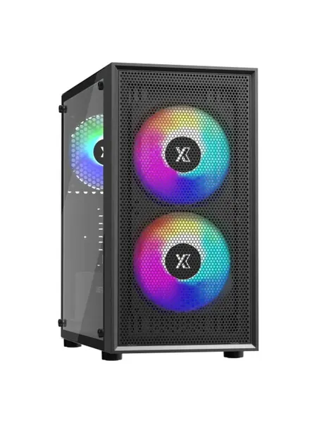 Компьютерный корпус XASTRA A305M 3FRGB (A305M-2FC14F-1FC12F) черный