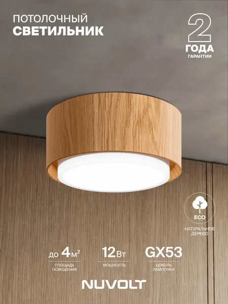 Потолочный светильник NUVOLT by Maytoni серия Fondo LDL-008RW