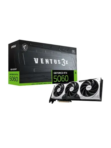 MSI Видеокарта GeForce RTX 5060 VENTUS 3X OC 8 ГБ (RTX 5060 8G VENTUS 3X OC)