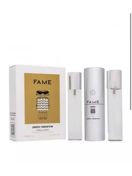 Духи миниатюрки Мини набор духов Paco Rabanne Fame 3x20 мл-Пако Рабанне