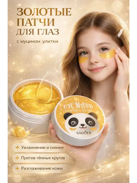 САРУШКА Детские патчи от синяков под глазами 10+11+12+