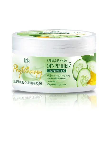 IRIS COSMETIC Фитотерапия Крем для лица ОГУРЕЧНЫЙ 180мл банка