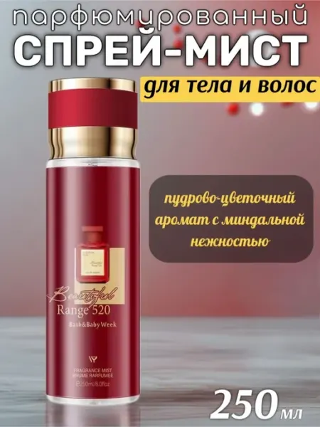 Уходовая косметика Мист для тела и волос парфюмированный спрей 250 мл