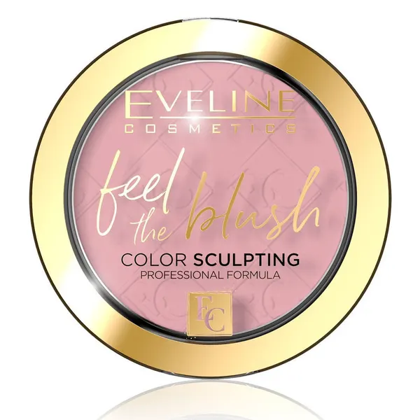Румяна Eveline Cosmetics Feel the Blush, оттенок 01 "Peony", для лица