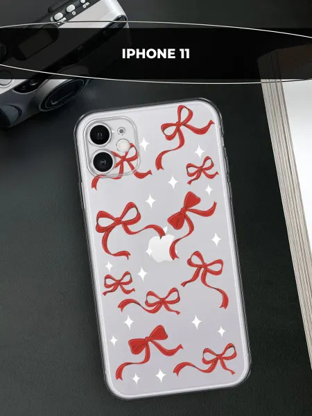 Avocase Чехол на iPhone 11 с бантиками