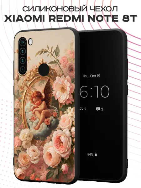 PBl store Чехол на Xiaomi Redmi Note 8T с принтом Ангел