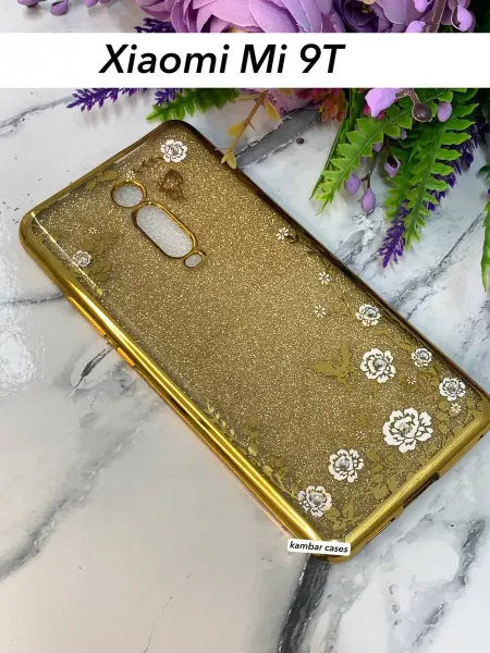 Kambar cases Чехол на телефон Xiaomi Mi 9T золотистый