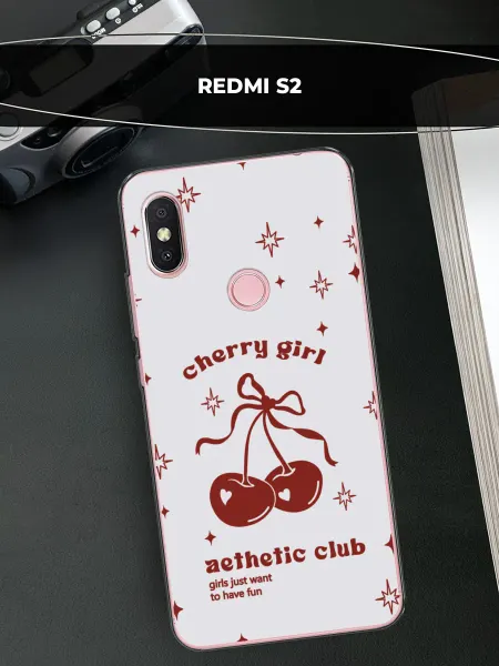 Xiaomi Чехол на Redmi S2 с вишней