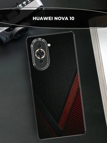 Huawei Чехол на Nova 10 карбон
