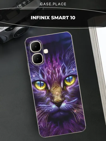 Infinix Чехол на Smart 10 кот