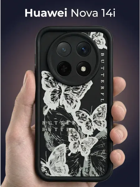 URBAZZA Чехол на Huawei Nova 14i с бортиками и рисунком