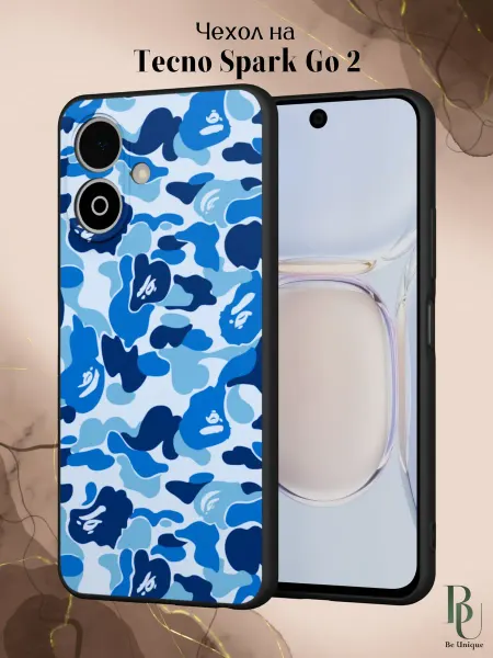 Be Unique Чехол на Tecno Spark Go 2 Bape