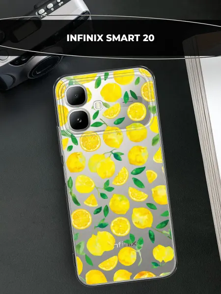 Infinix Чехол на Smart 20 лимонный