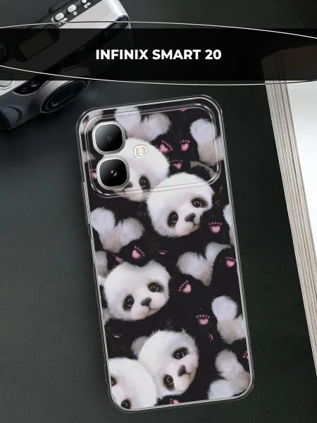 Infinix Чехол на Smart 20 панда