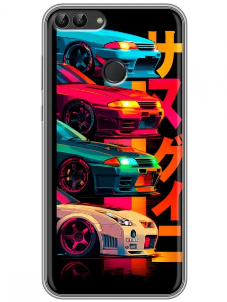 360skin Чехол на Huawei P Smart 2018 тачки аниме