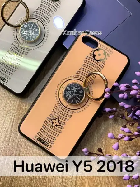 Kambar cases Чехол на телефон Huawei Y5 2018 с кольцом-подставкой
