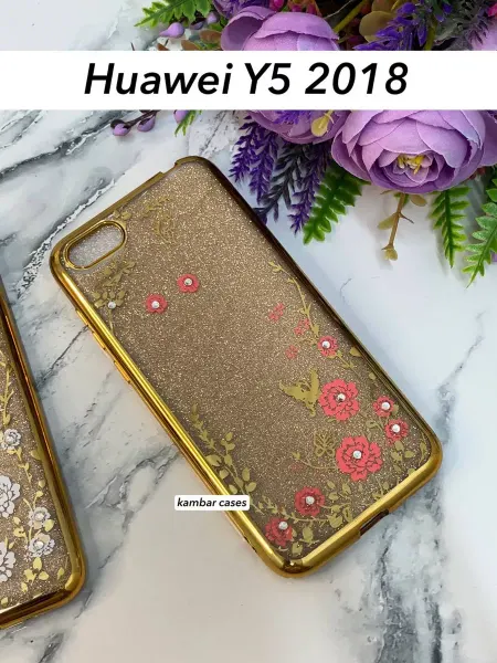 Kambar cases Чехол на телефон Huawei Y5 2018 золотистый