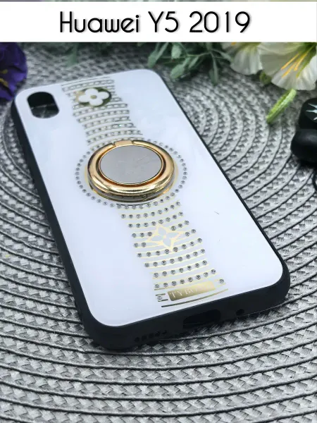 SALMAN COVERS Чехол на Huawei Y5 2019 со стразами блестящий