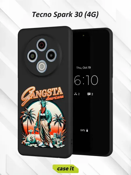 Case it Чехол на Tecno Spark 30 4Gс принтом American gangster