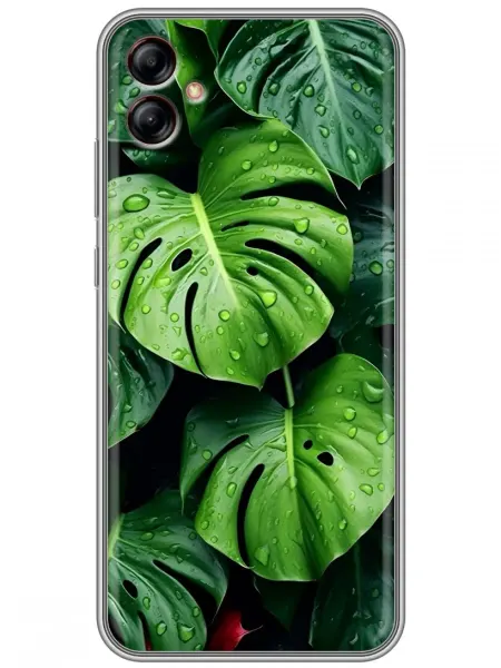 360skin Чехол на Samsung Galaxy A04e листья (женский)