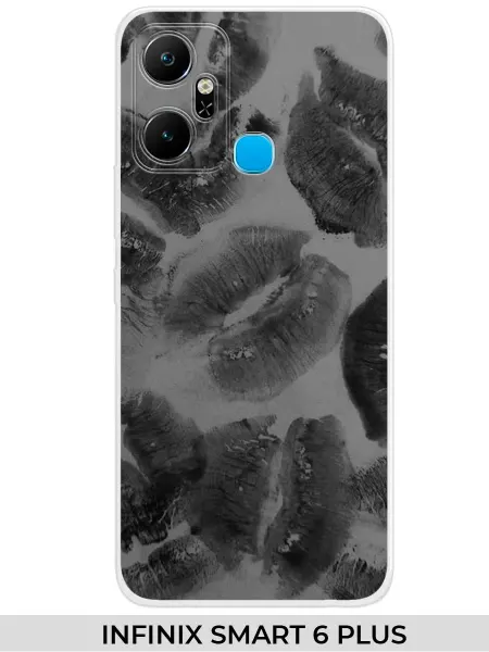 Infinix Чехол на SMART 6+ поцелуи