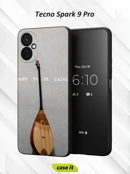 Case it Чехол на Tecno Spark 9 Proс принтом Домра