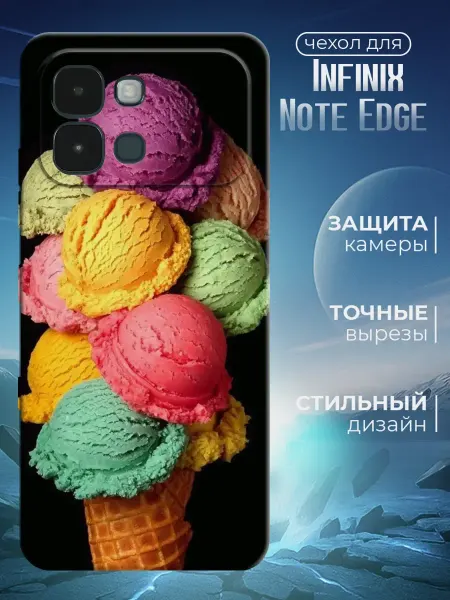 Joker Mobile Чехол для Infinix Note Edge черный с картинкой