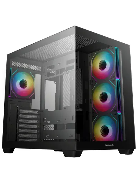 Deepcool Корпус Mid-Tower с ARGB вентиляторами CG530 4F черный