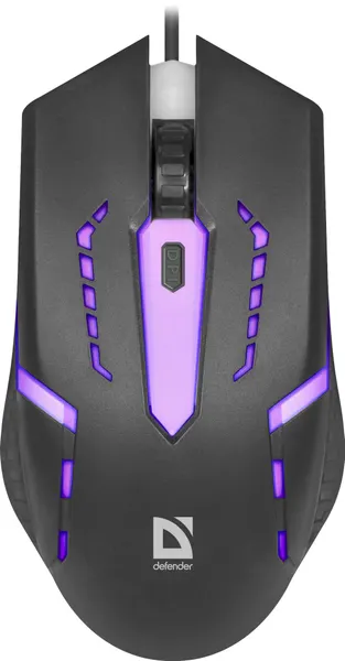 DEFENDER Проводная мышь Flash MB-600L оптическая, с подсветкой, USB