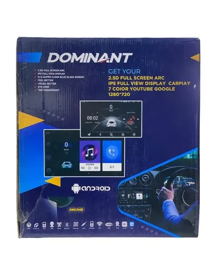 Android автомагнитола DOMINANT для Lacetti 2/32 и 6/128 GB IPS экран с камерой и кулером