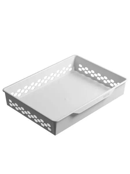 ПРАКТИК HOME Корзина пластиковая с рамой GBP 60х10-белый