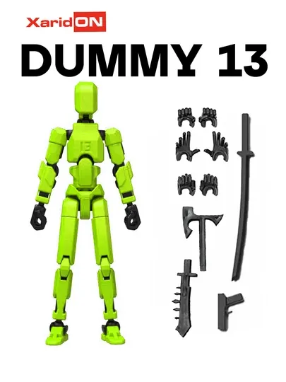 Dummy 13, конструктор игрушечный робот, который собирается из 3D деталей