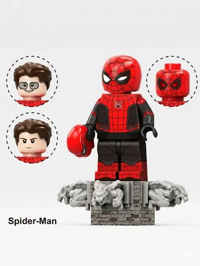 LEGO мини фигурки, Марвел, Дс, Наруто, игрушки, детские товары, 3D конструкторы, брелоки