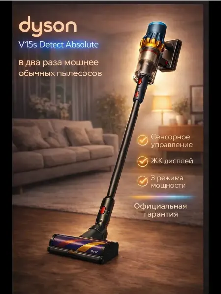 Dyson пылесос Dyson Беспроводной пылесос V15s Detect Absolute