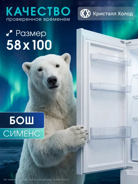 BOSCH Уплотнитель для холодильника Бош Siemens 58*100 см в паз
