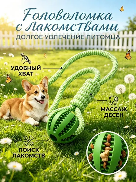 Игрушка для собак с лакомством