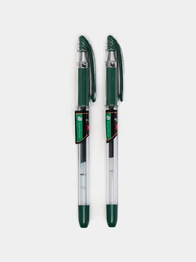 Ручка гелевая 0,7 мм зеленая 2 шт Unimax Maxgel HANGER