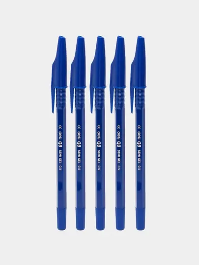 Ручка шариковая EQ8-BL 0,7мм (сн) Deli по 5 штуки