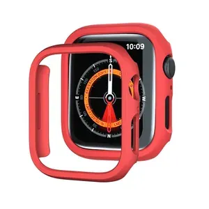 Бампер пластиковый для Apple watch Series 4, 5, 6, SE красный (40 мм)