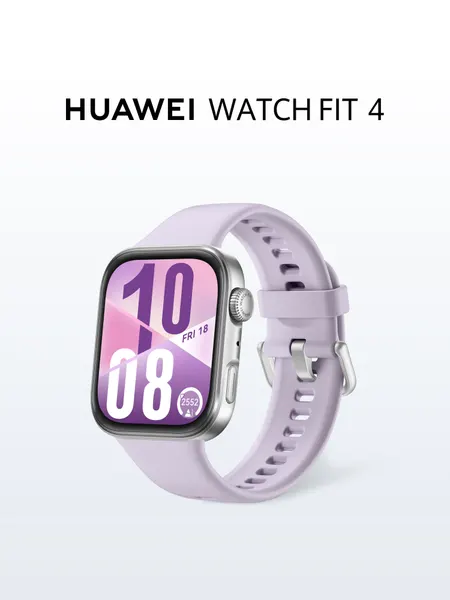 Смарт часы HUAWEI WATCH FIT 4 Белый, 43 мм, фторэластомеровый ремешок