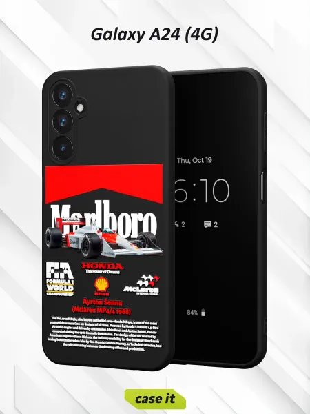 Case it Чехол на Samsung A24 4Gс принтом McLaren MP4 4