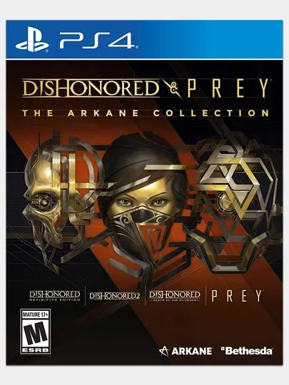 Игра для PS4 Dishonored and Prey, The Arkane Collection, PlayStation 4, 5