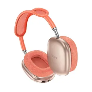 Полноразмерная bluetooth стереогарнитура Hoco W55, Pleasing, Bluetooth 5.4, цвет: розовый.