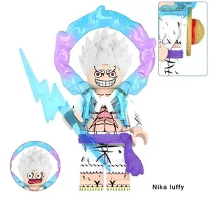 Минифигурка Ван Пис Ника Луффи Бог Солнца / One Piece Nika Luffy совместима с конструкторами лего (4.5см, пакет) DY625