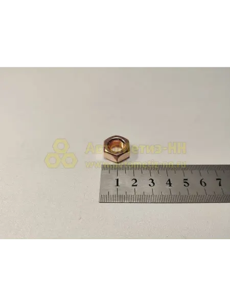 Нет бренда Гайка М10*1,25 приемной трубы омедн кл17 РЗИ уп 20 шт