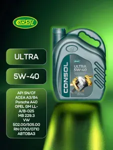 Consol ultra 5W-40 Масло моторное, Синтетическое, 4.02 л